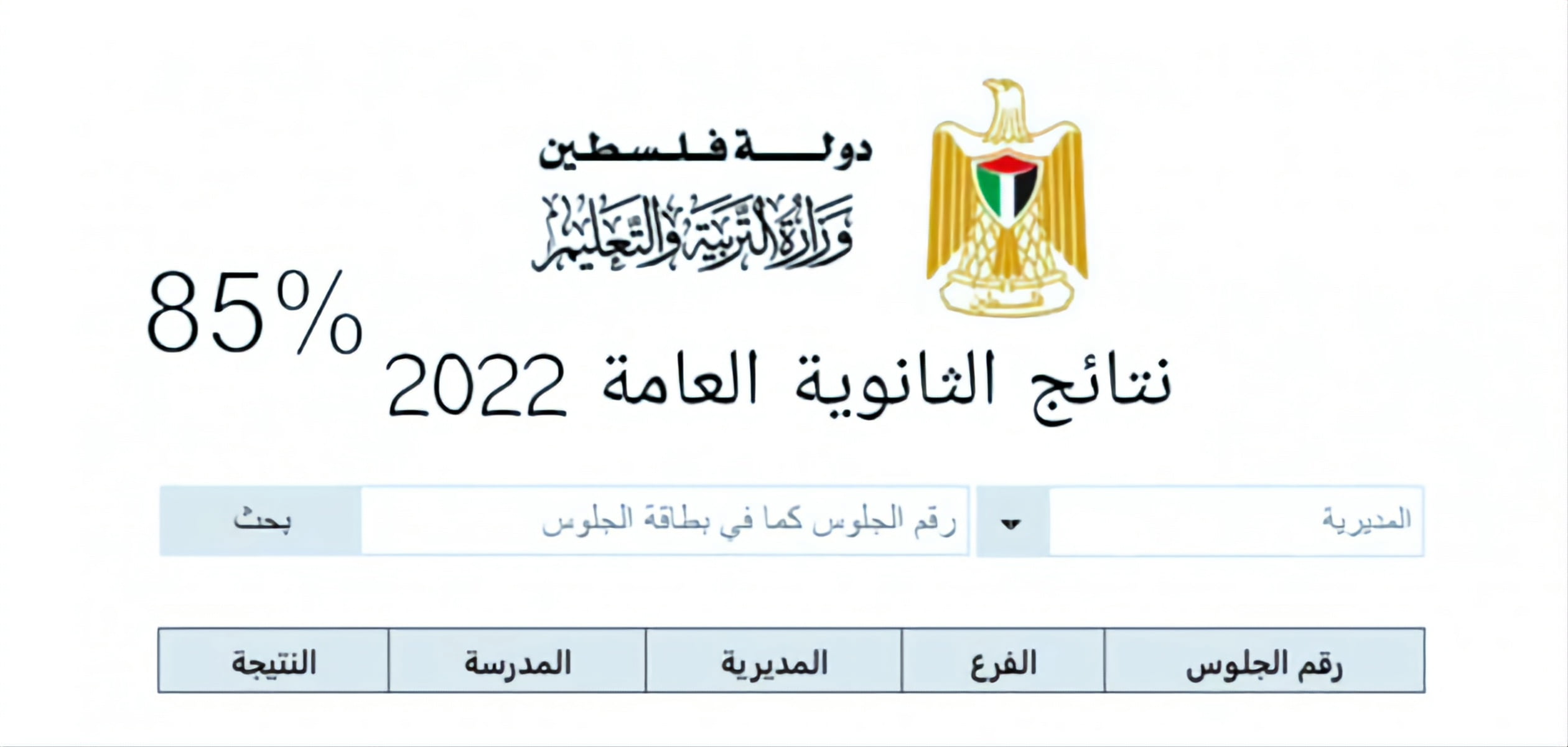موعد نتائج الثانوية العامة في فلسطين 2022