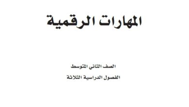 اختبار المهارات الرقمية ثاني متوسط مسارات الفصل الاول 1446