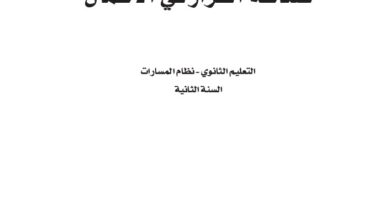 اختبار صناعة القرار في الاعمال ثاني ثانوي مسارات الفصل الاول 1446